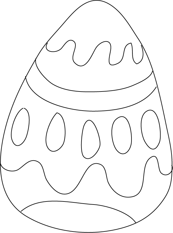 pictures of easter eggs to colour in. easter eggs to colour